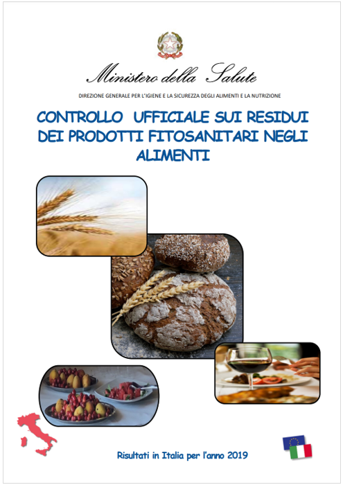 Controllo ufficiale residui prodotti fitosanitari alimenti   2019