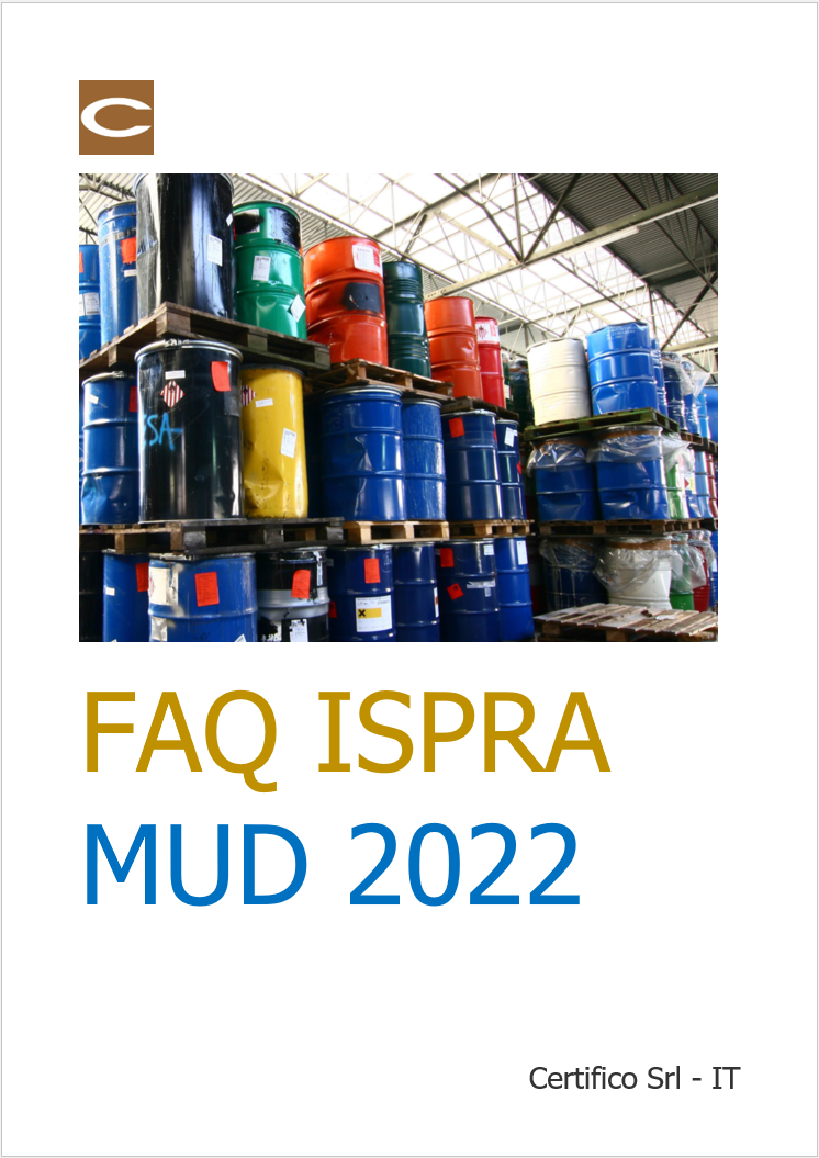 Cover FAQ ISPRA MUD 2022