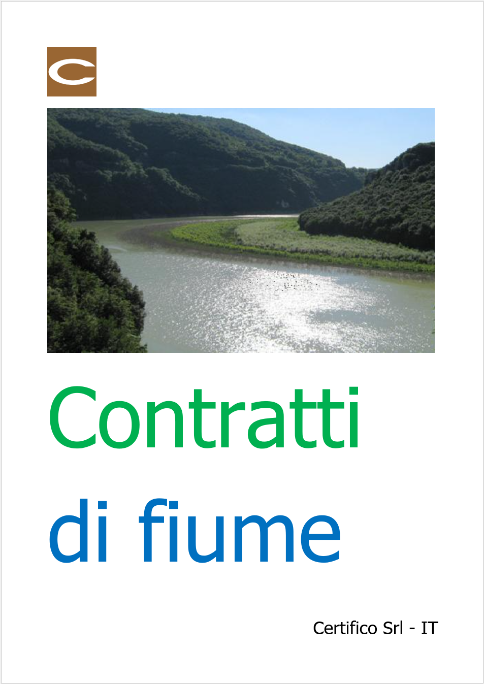 Cover contratti di fiume