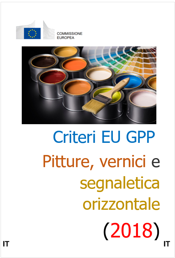 Criteri EU GPP Vernici