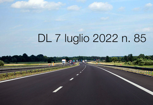 DL 7 luglio 2022 n  85