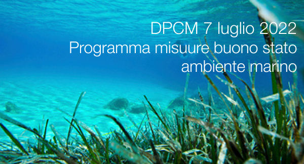 DPCM 7 luglio 2022 Ambiente marino