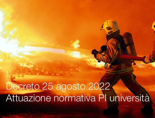 Decreto 25 agosto 2022   Attuazione normativa PI universit 