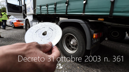 Decreto 31 ottobre 2003 n  361