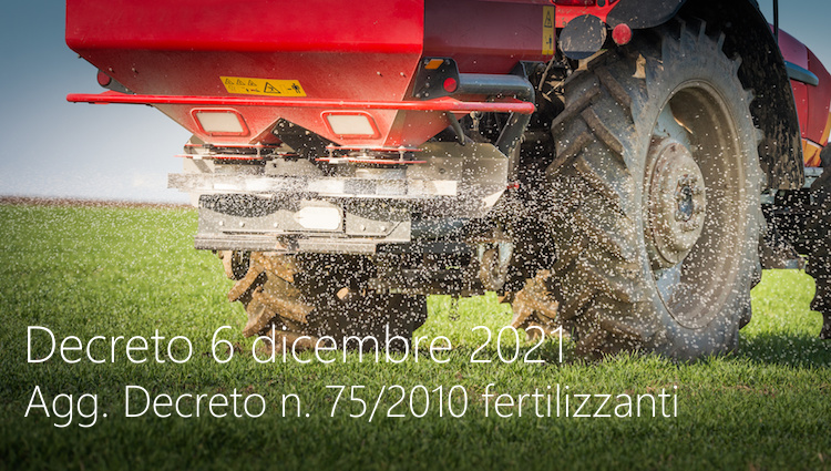 Decreto 6 dicembre 2021 Fertilizzanti