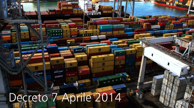 Decreto 7 Aprile 2014