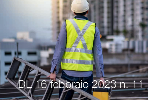 Decreto Legge 16 febbraio 2023 n  11