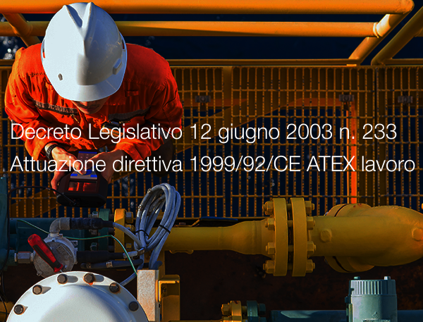 Decreto Legislativo 12 giugno 2003 n  233 ATEX lavoro