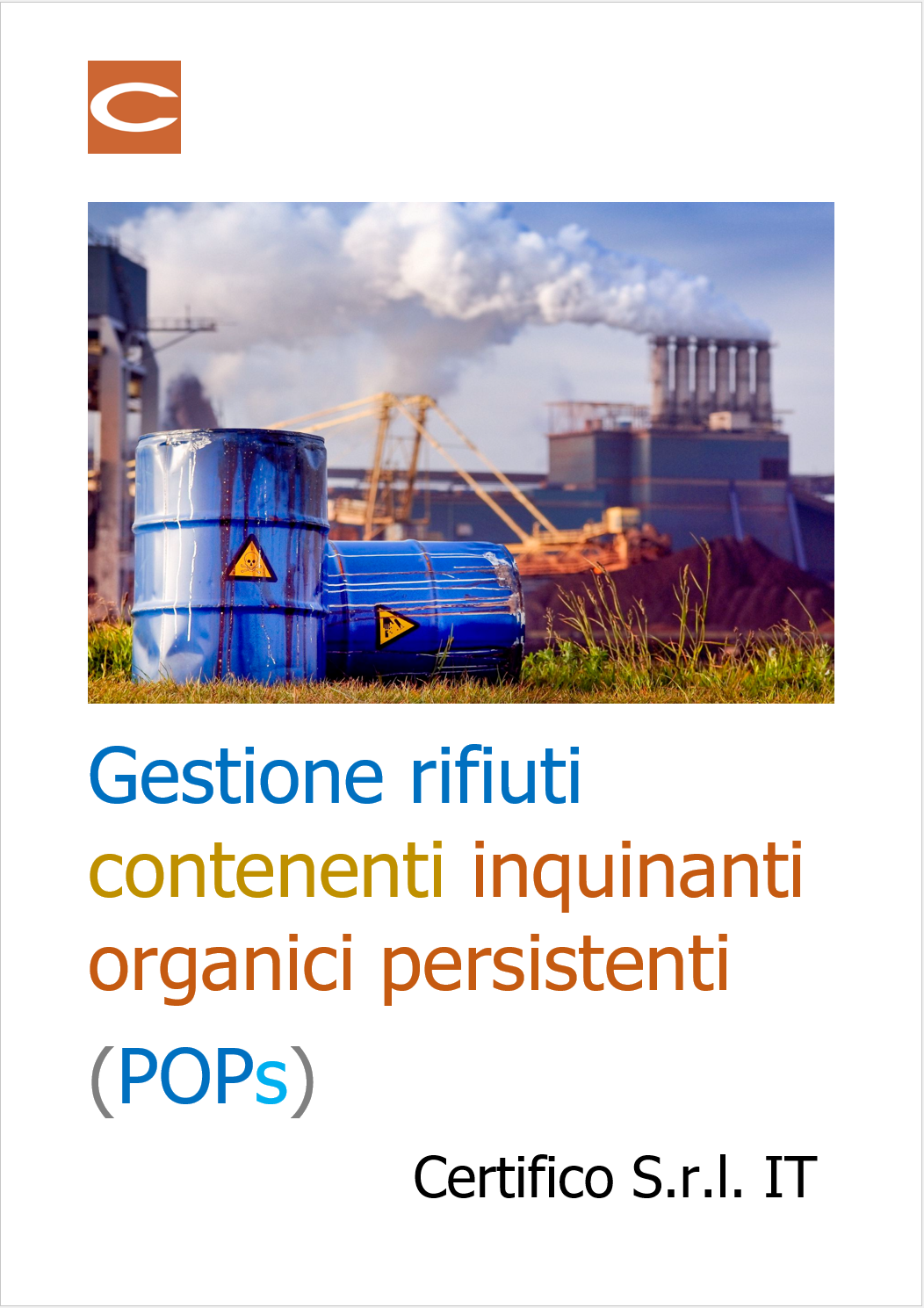 Gestione rifiuti contenenti inquinanti organici persistenti   POPS