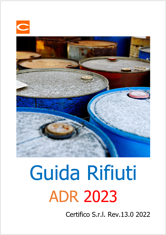 Guida rifiuti ADR Rev 13 0 2022 Guida rifiuti ADR Rev 13 0 2022