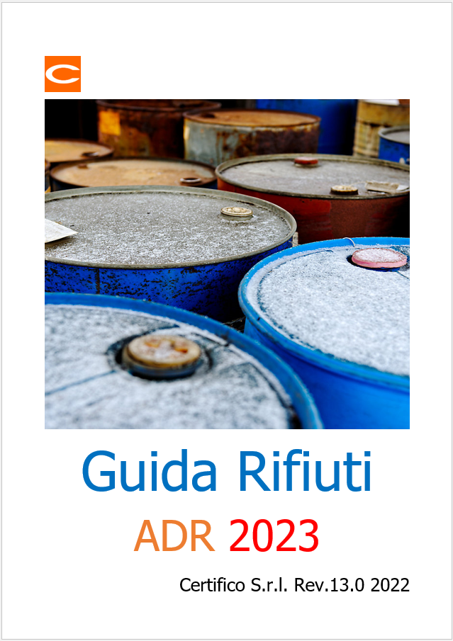 Guida rifiuti ADR   Rev  13 0 2022