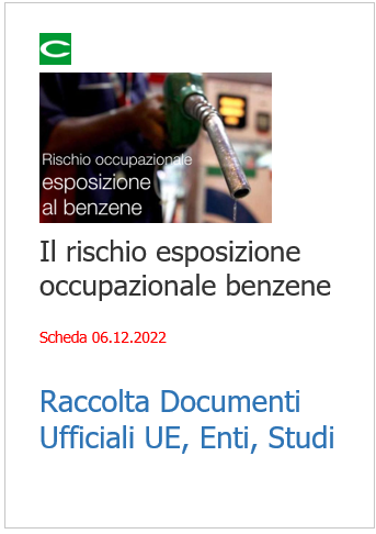 Il rischio esposizione occupazionale benzene