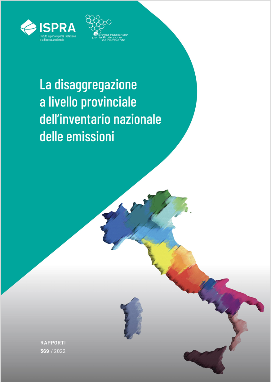 La disaggregazione a livello provinciale dell inventario nazionale delle emissioni