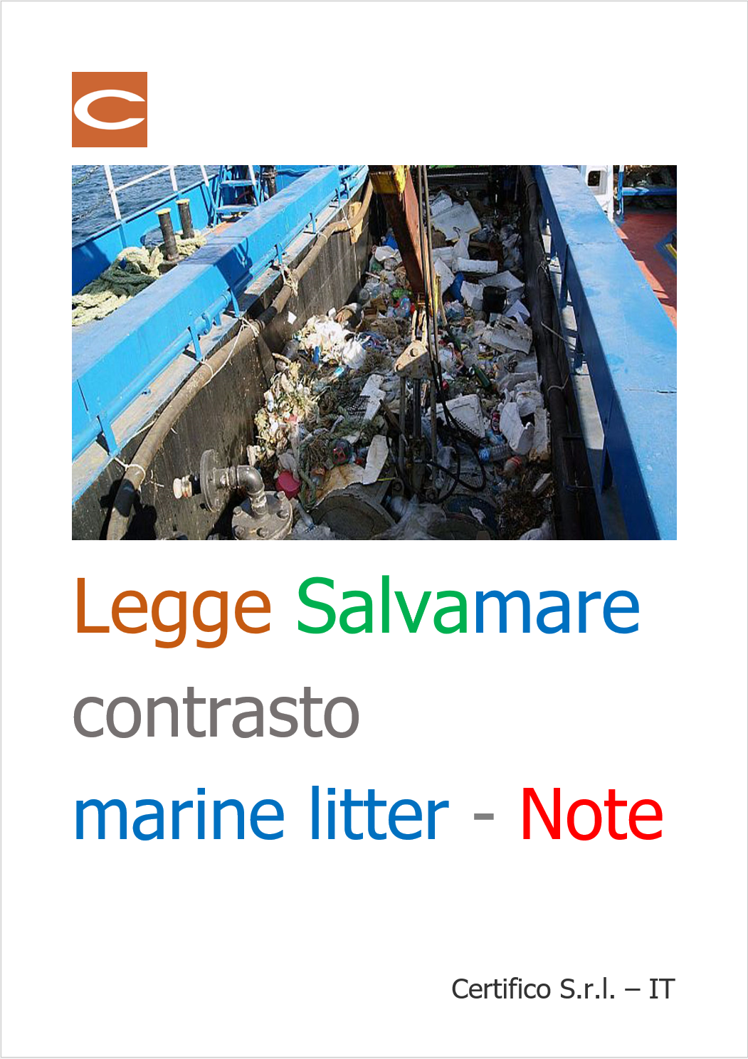 Legge Salvamare Note Giugno 2022