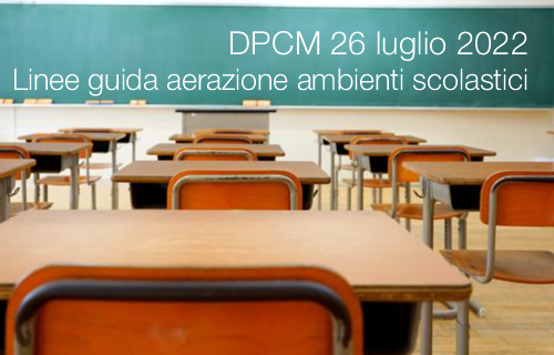 Linee guida dispositivi purificazione aerazione ambienti scolastici