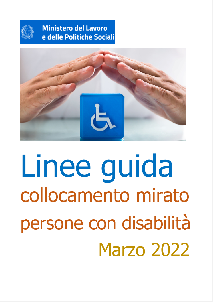 Linee guida in materia di collocamento mirato delle persone con disabilit 