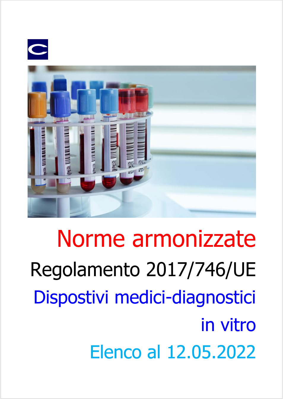 Norme armonizzate Regolamento 2017 746 12 05 2022