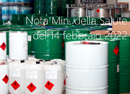 Nota Min  della Salute 14 02 2022