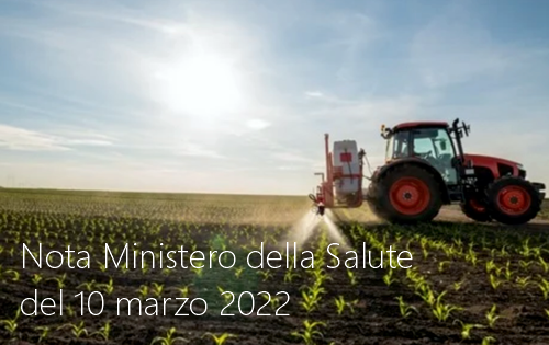 Nota Ministero della Salute del 10 marzo 2022