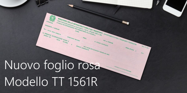 Nuovo foglio rosa   Modello TT 1561R