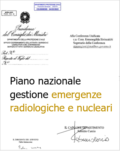 Piano nazionale emergenza nucleare