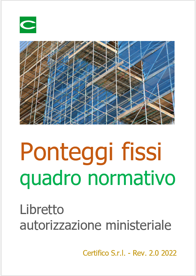 Ponteggi fissi quadro normativo Rev  2 0 2022