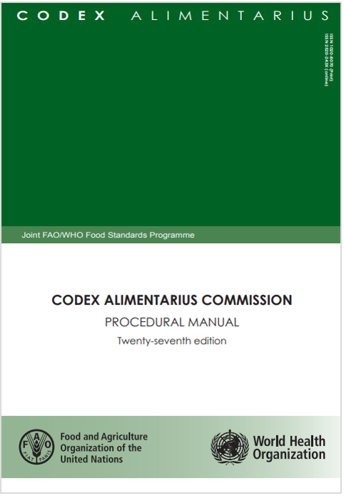 Procedural Manual of the Codex Alimentarius