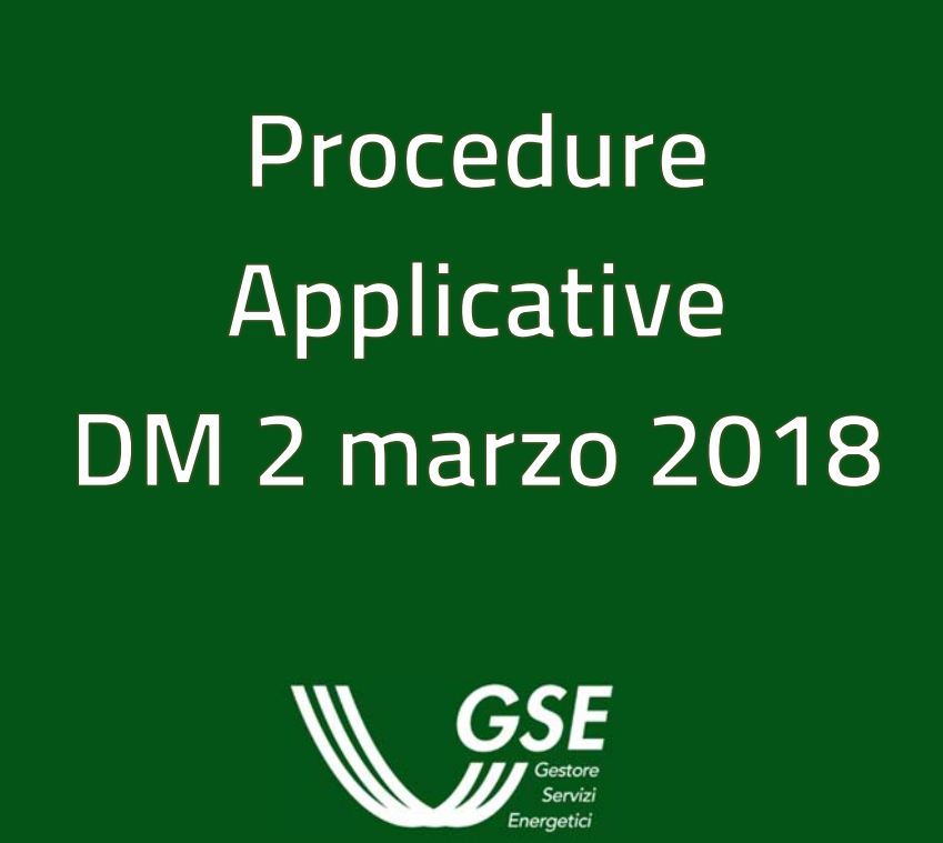 Procedure applicative DM 2 marzo 2018