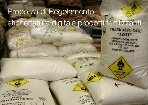 Proposta di Regolamento etichettatura digitale dei prodotti fertilizzanti