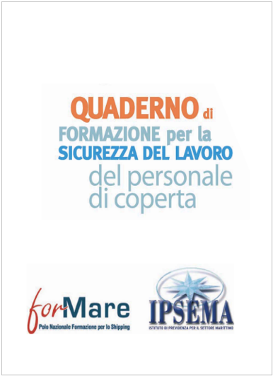 Quaderno formazione sicurezza lavoro personale di coperta