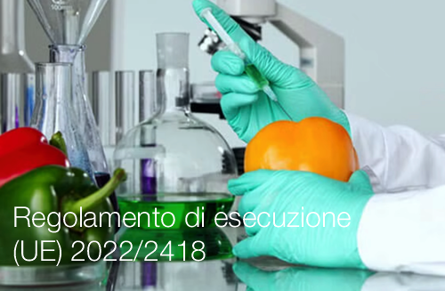 Regolamento di esecuzione UE 2022 2418