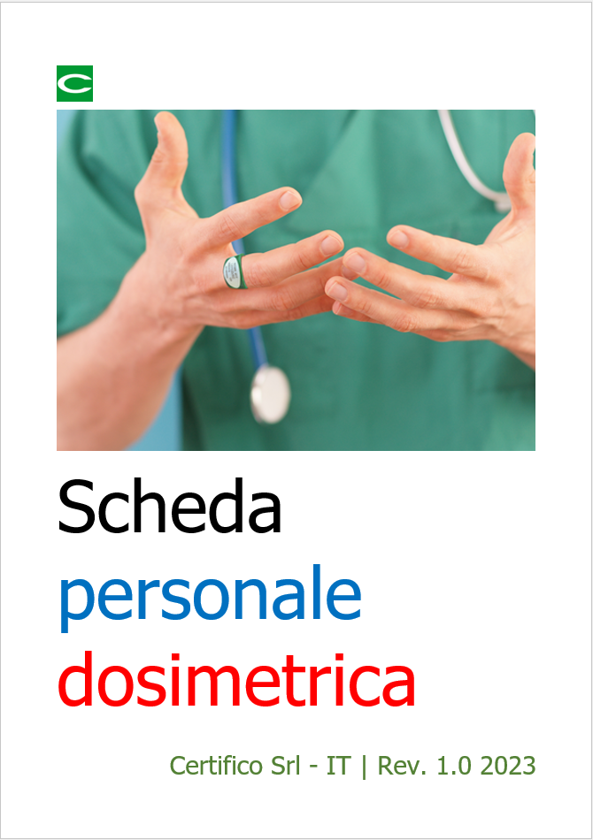 Scheda personale dosimetrica