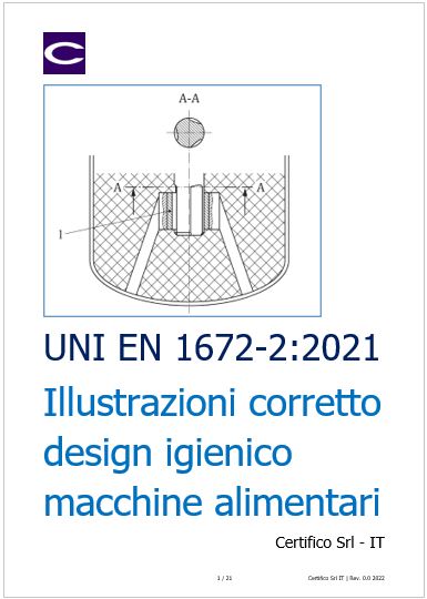 UNI N 1672 2 2021 Macchine per l industria alimentare   Illustrazioni di corretto design igienico