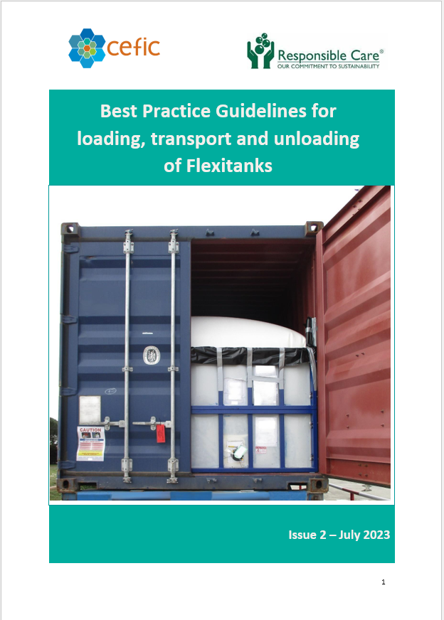 Best Practice Guidelines for loading  transport and unloading of flexitanks