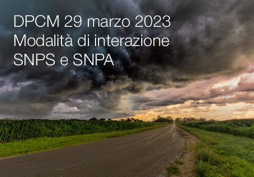 DPCM 29 marzo 2023   Modalit  di interazione SNPS e SNPA