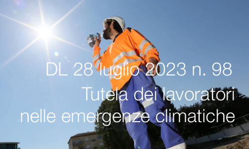 Decreto Legge 28 luglio 2023 n  98