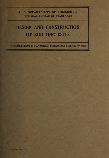 Design and Construction of building exits