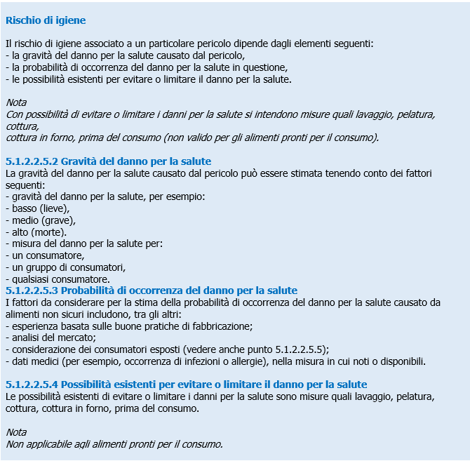 EN 1672 2 Macchine per l industria alimentare   Valutazione del rischio alimentare   Box 2