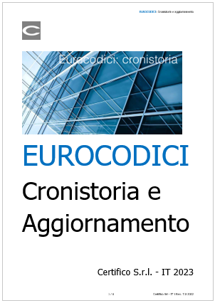 EUROCODICI Cronistoria e aggiornamento 2023 EUROCODICI Cronistoria e aggiornamento 2023