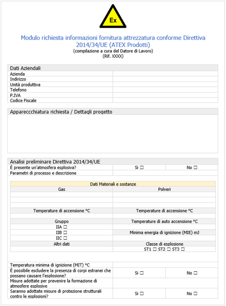 Esempio modulo DL