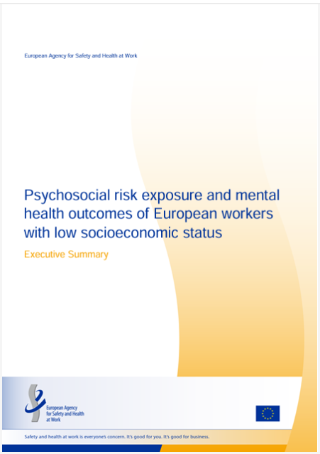 Esposizione ai rischi psicosociali ed effetti sulla salute mentale dei lavoratori europei con basso status socioeconomico