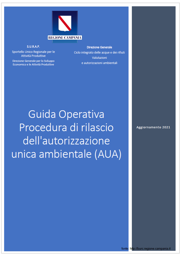 Guida Operativa Procedura rilascio autorizzazione unica ambientale