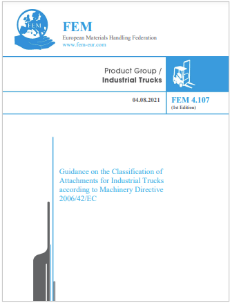 Guidance classification of attachments for Industrial trucks Machinery Directive 2006 42 EC