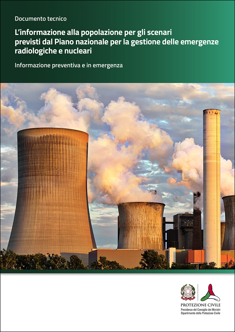Informazione popolazione scenari Piano nazionale gestione delle emergenze radiologiche e nucleari
