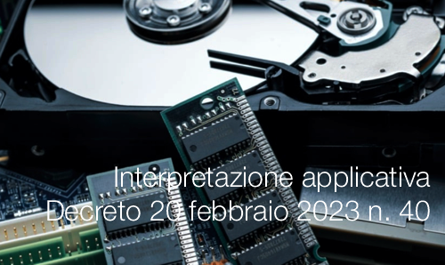 Interpretazione applicativa Decreto 20 febbraio 2023 n  40