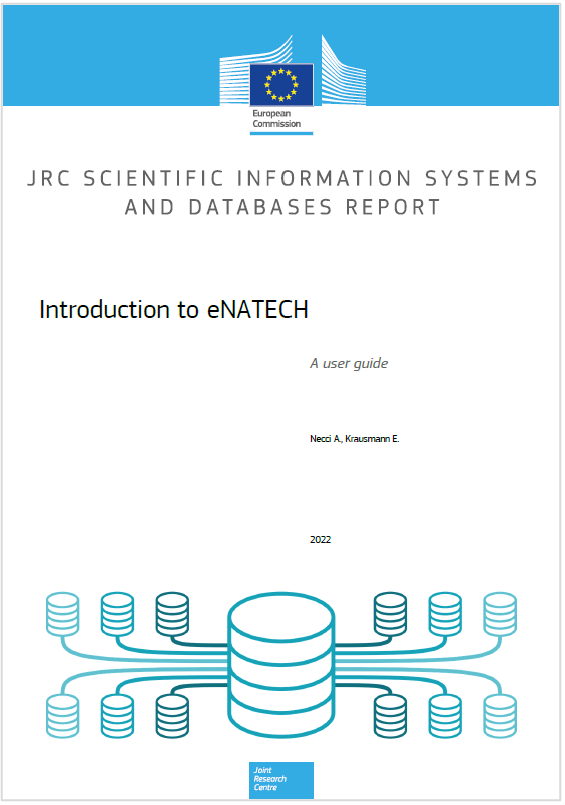 Introduction to eNATECH   A user guide JRC 2022