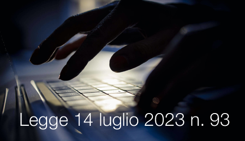 Legge 14 luglio 2023 n  93