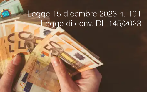 Legge 191 2023