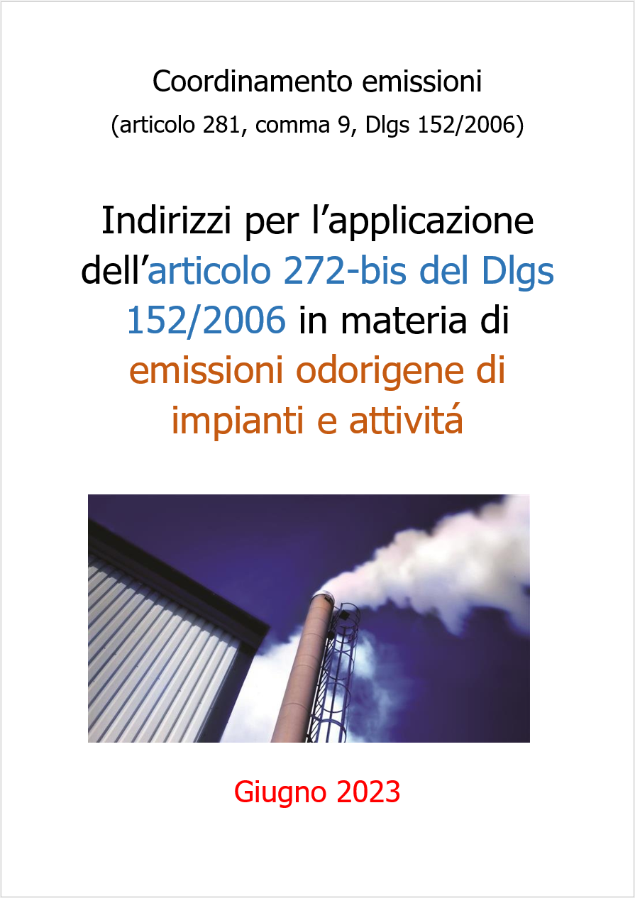 Linee indirizzo emissioni odorigene da impianti ed attivit  industriali