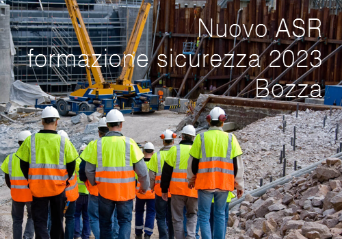 Nuovo ASR formazione lavoro 2023